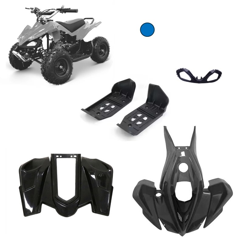 Carcasa Plástica Mini ATV 49cc 2T Azul 1