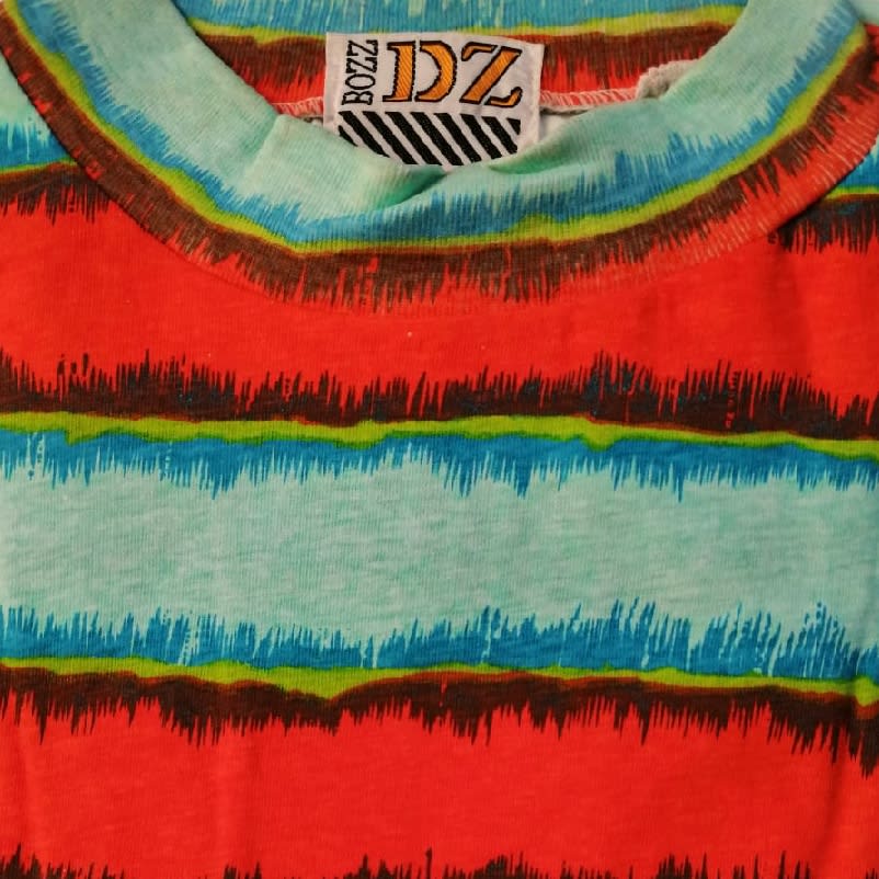 Polera Estampada M/C DZ-10 T-L Celeste 1