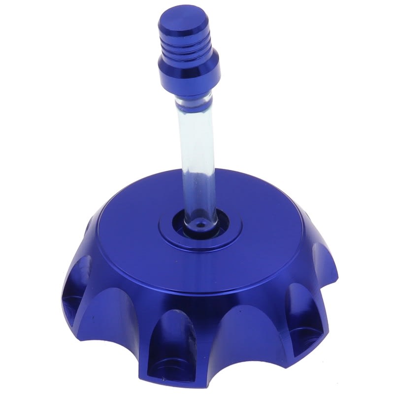 Tapa Estanque Bencina Aluminio c/v DI-49,5mm Azul 2