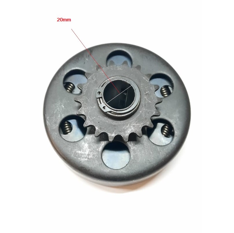 Embrague Centrifugo 35P-18T eje DI-20mm Moto Scooter Go Kart 4