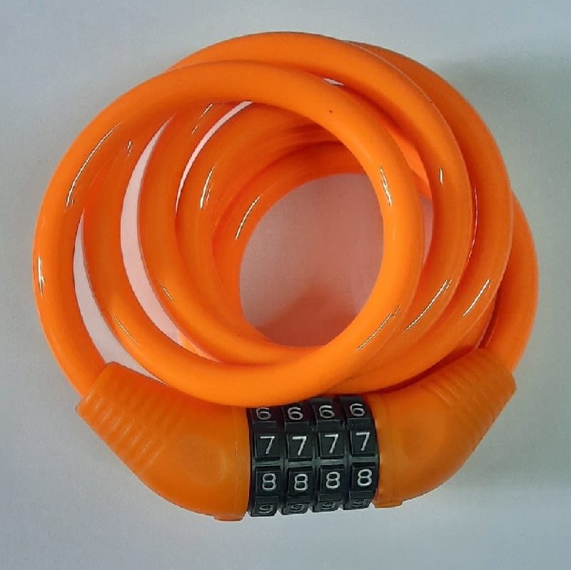 Candado Clave de 4 Digitos Naranjo 2