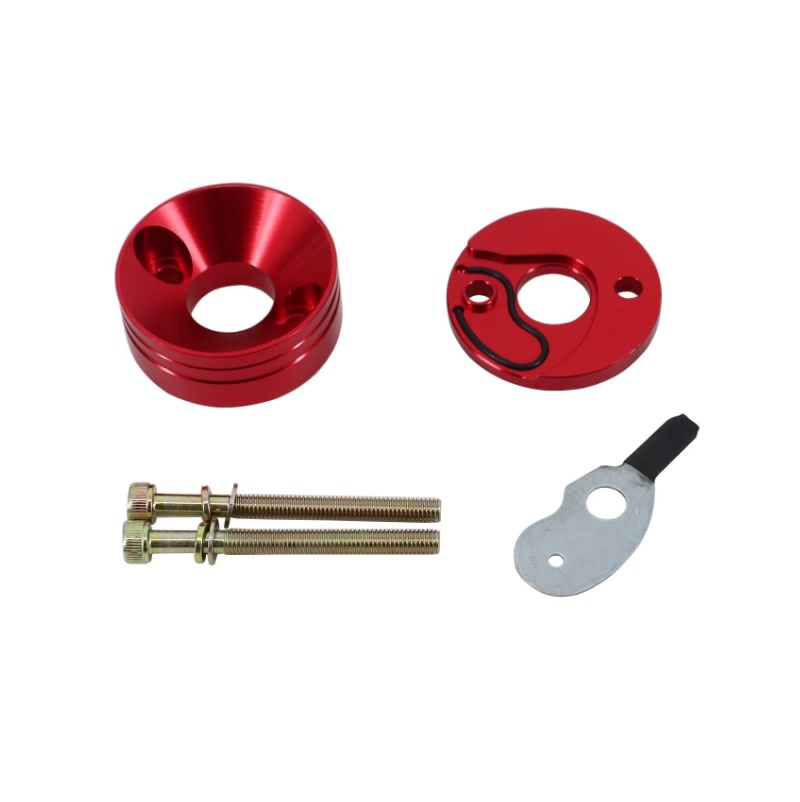 Adaptador De Filtro De Aire 44 Mm Para Scooter Deportivo Rojo 0