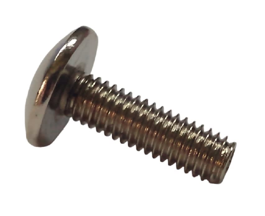 Perno Parker M5x20mm Paso 1.0 Cromado Cabeza Sombrero Redonda Plana 0