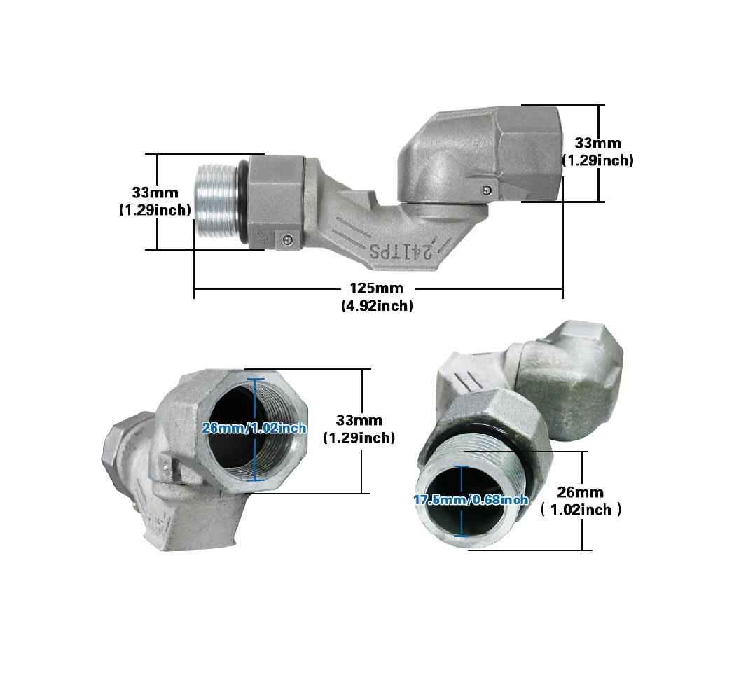 Destorcedor Manguera Bencina 3/4