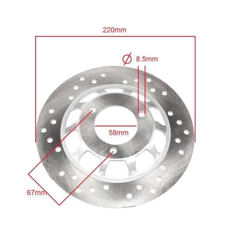 Disco Freno 3P67mm DI58 DE2207