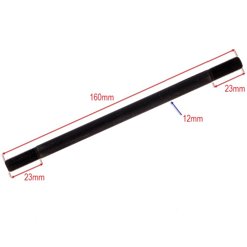 Eje Rueda 160x12mm Mini moto cross2