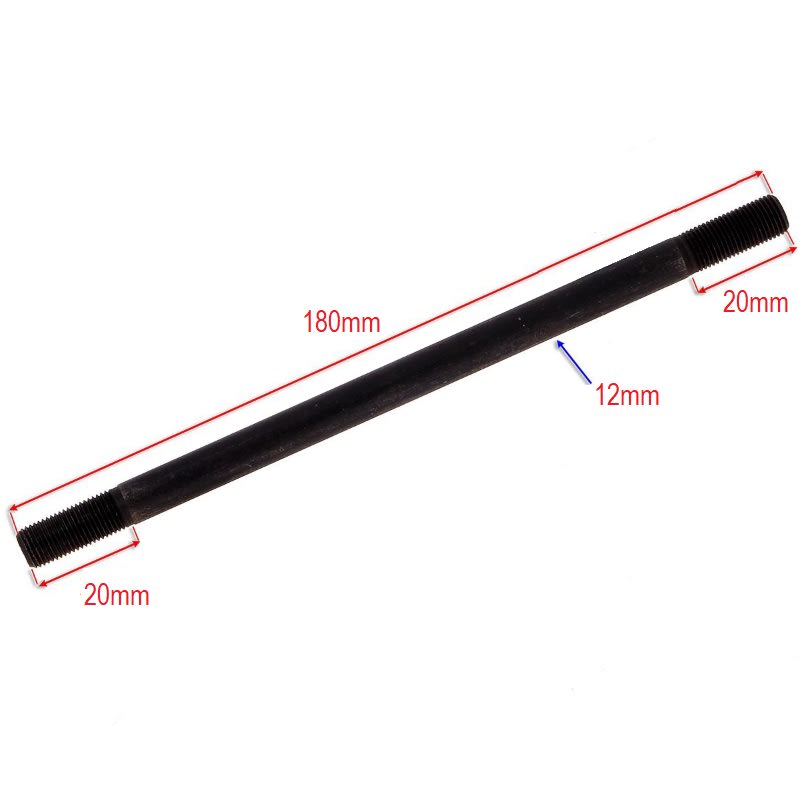 Eje Rueda 180x12mm Mini moto cross5