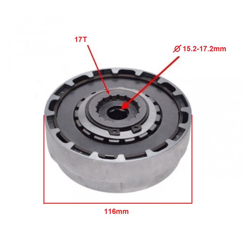 Embrague Completo 49cc 4T1