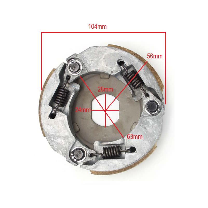 Disco Embrague Centrifugo Jog 100 Moto Scooter2