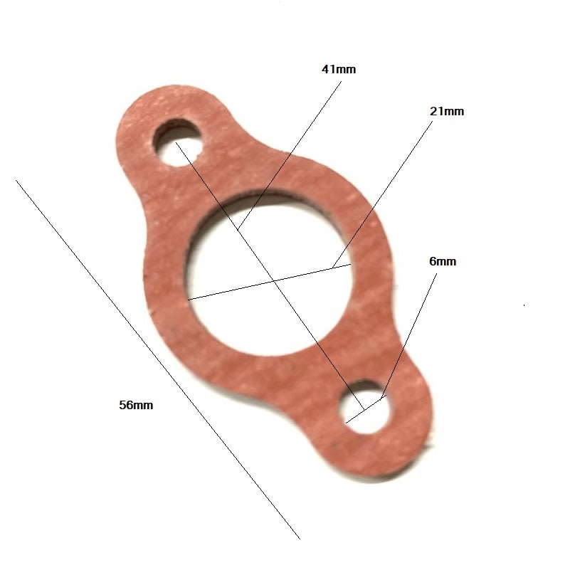 Empaquetadura escape Motor Bici 49cc2t2