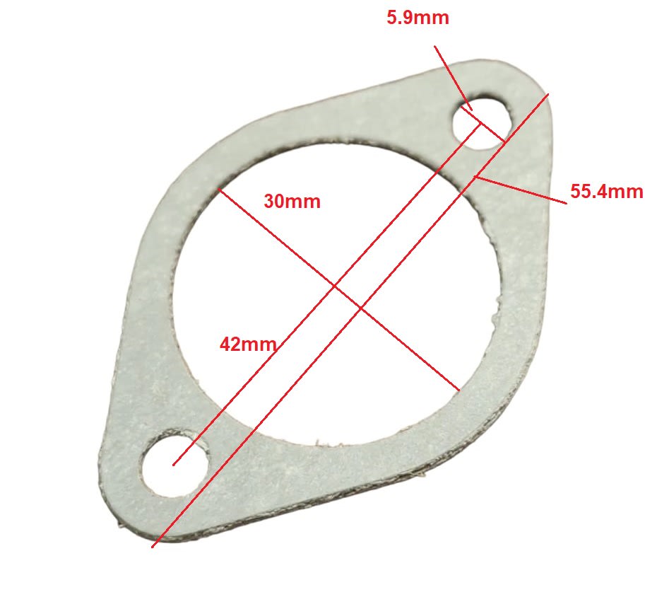 Empaquetadura 2P42mm DI-30mm Moto5