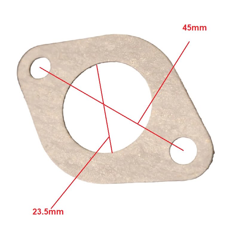 Empaquetadura  Insulador DI-23.5mm 2P45mm Carburador Moto5
