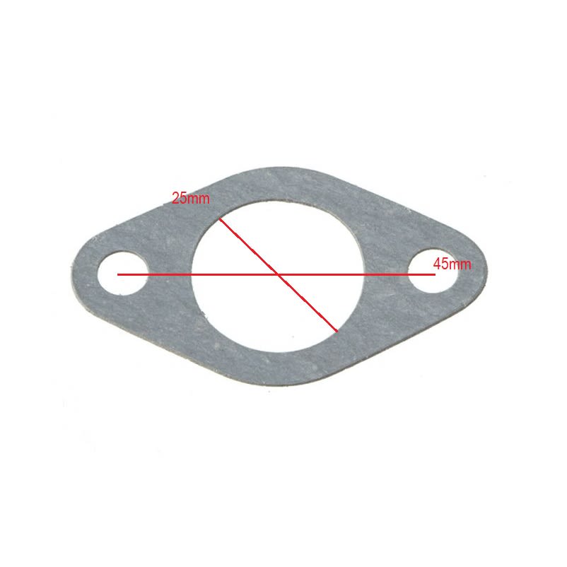 Empaquetadura Insulador DI-25mm 2P-45mm Carburador Moto3