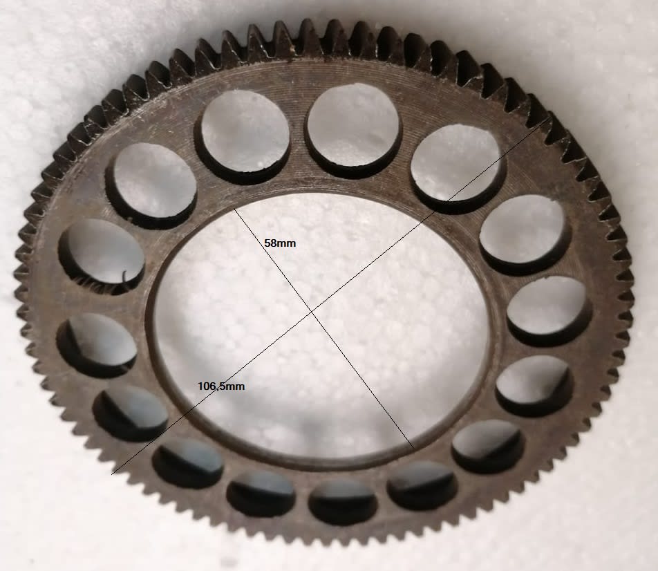 Engranaje Embrague P/ Motor Bici3