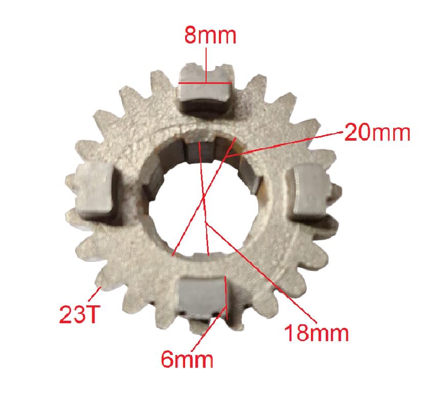 ENGRANAJE PIÑÓN CUARTA 23T3