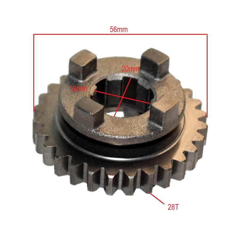 Engranaje Piñón Tercera 28T5