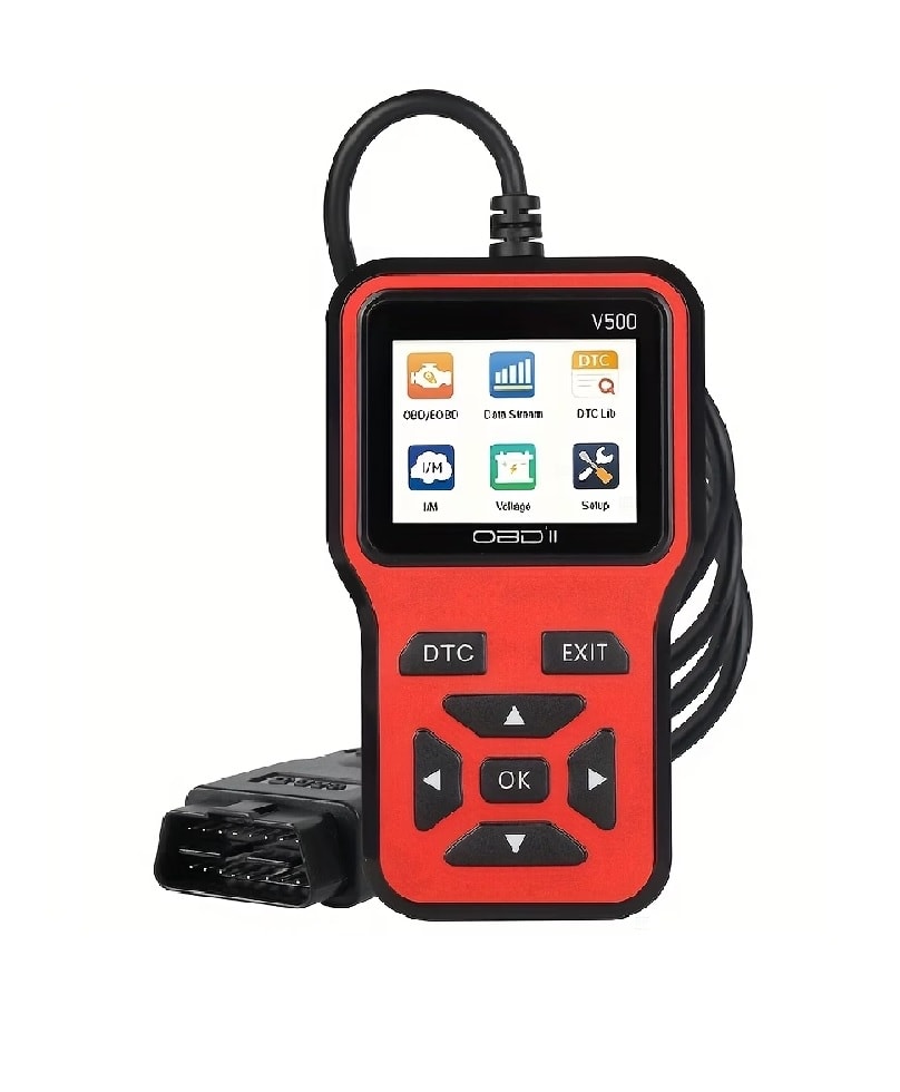 Escáner Diagnóstico Coche OBDII V500 Rojo 0
