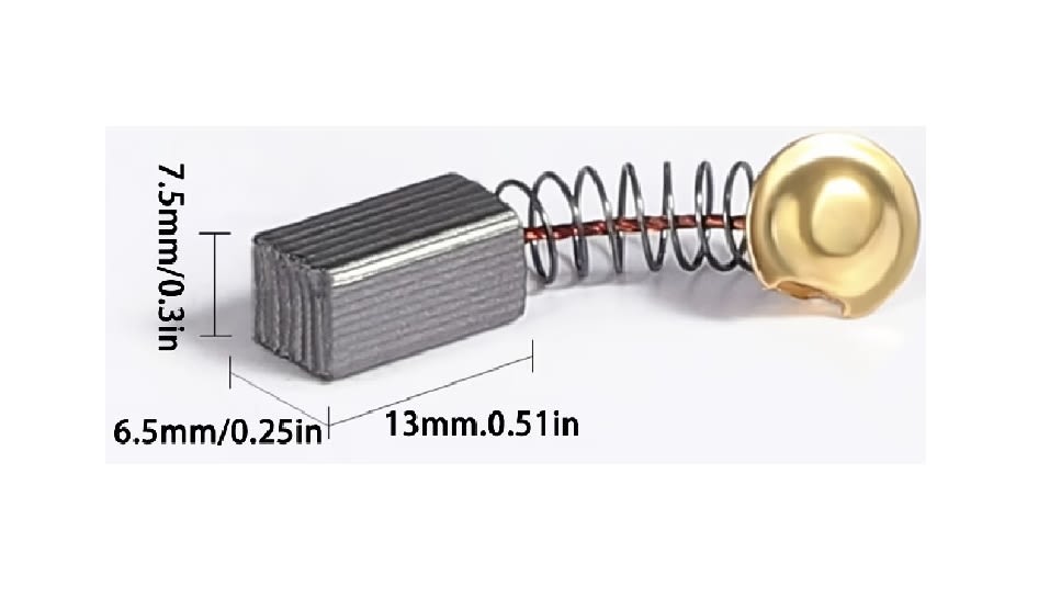 Escobilla De Carbón Para Motor Bomba 6.5x7.5x13mm #215