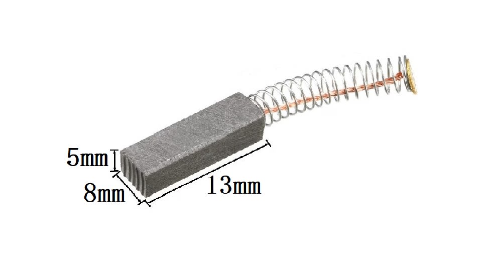 Par Escobilla De Carbón Para Motor Bomba 5x8x13mm #514
