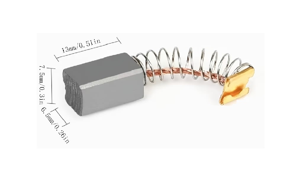 Escobilla De Carbón Para Motor Bomba 6.5x7.5x13mm #413