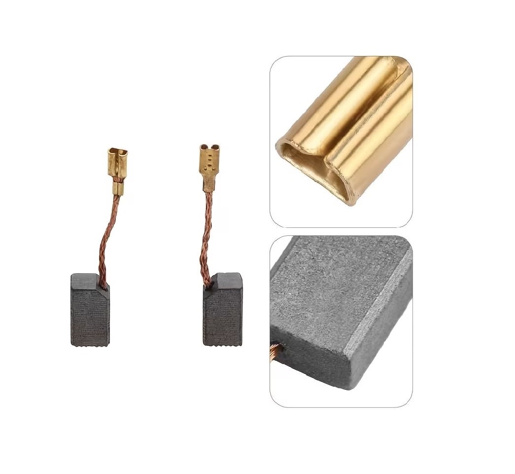 Par Escobilla De Carbón Para Motor Bomba 6x8x14mm #DW-1004