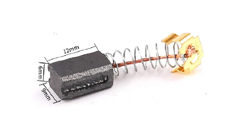 Escobilla De Carbón Para Motor Bomba 6x9x12mm #4194