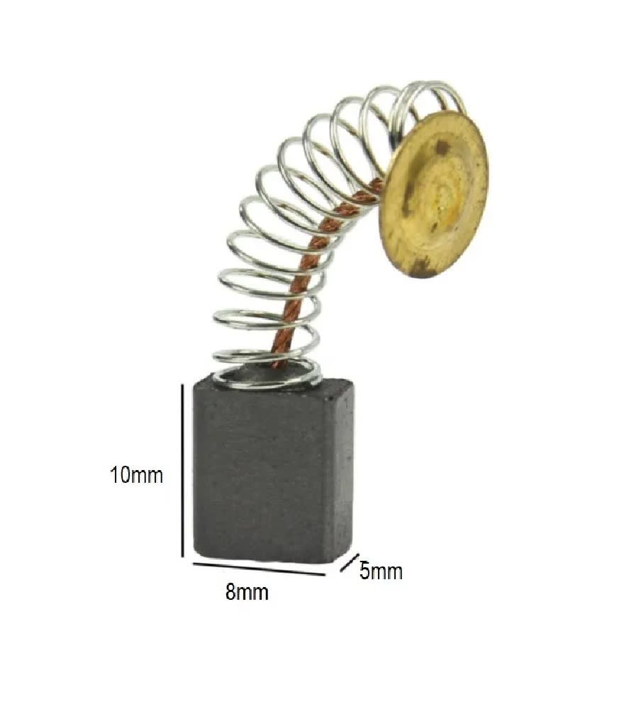 Par Escobillas De Carbón Para Motor Bomba 10x8x5mm2
