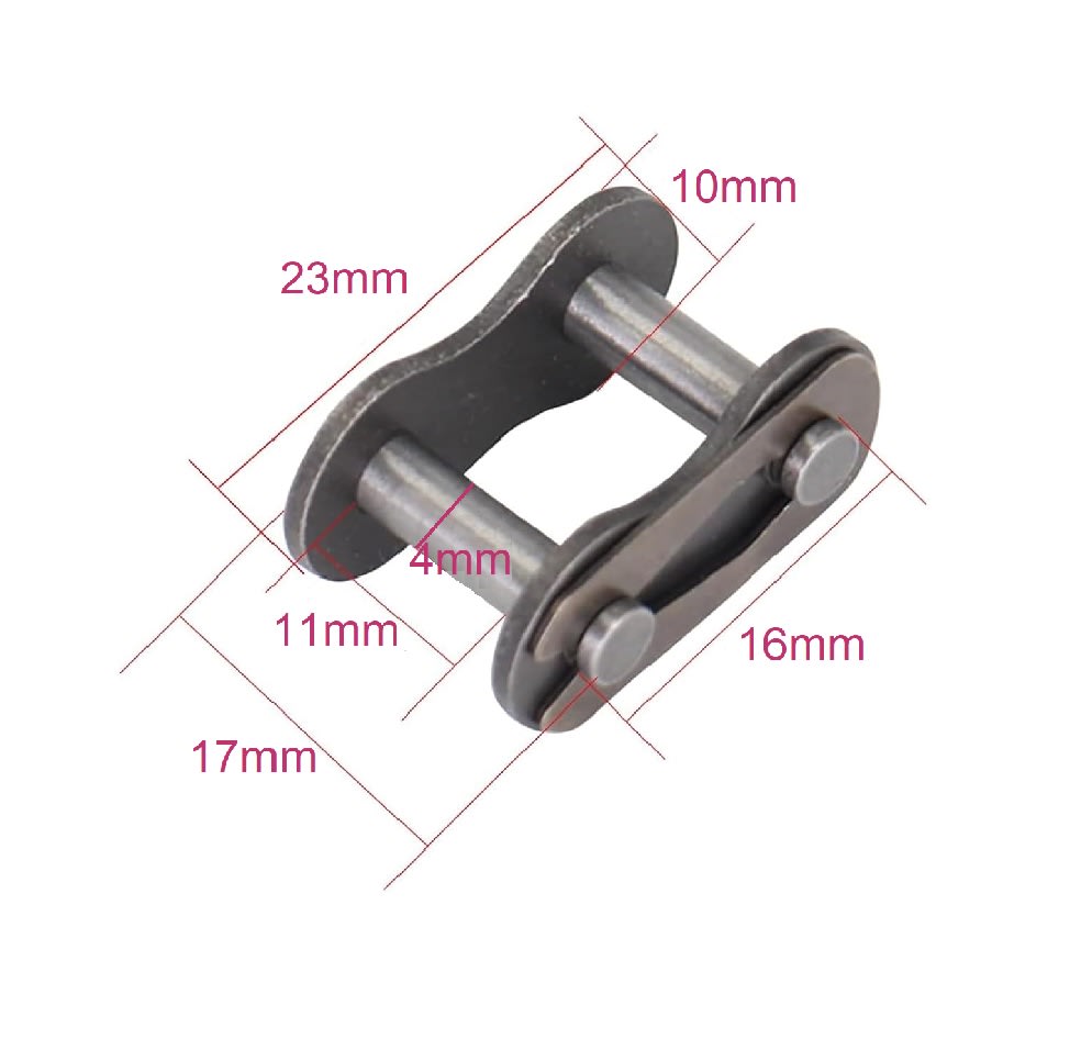 Eslabón Seguro Cadena 420H Negro3