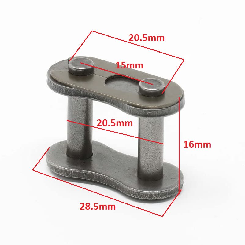 Eslabón Seguro Cadena 520 Negro x 2 Unid.5