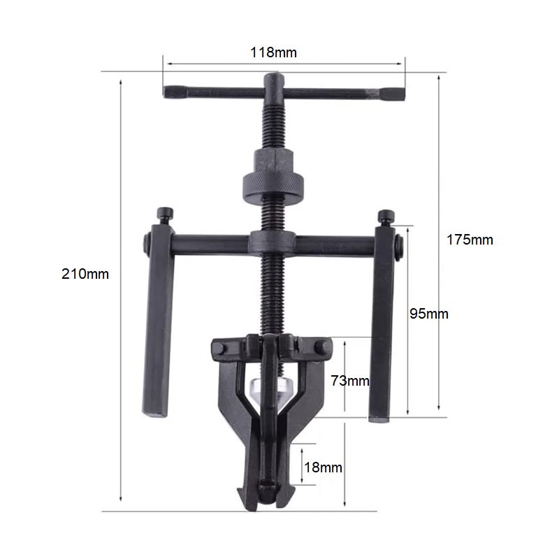 Extractor de Rodamientos Interno - Engranaje2