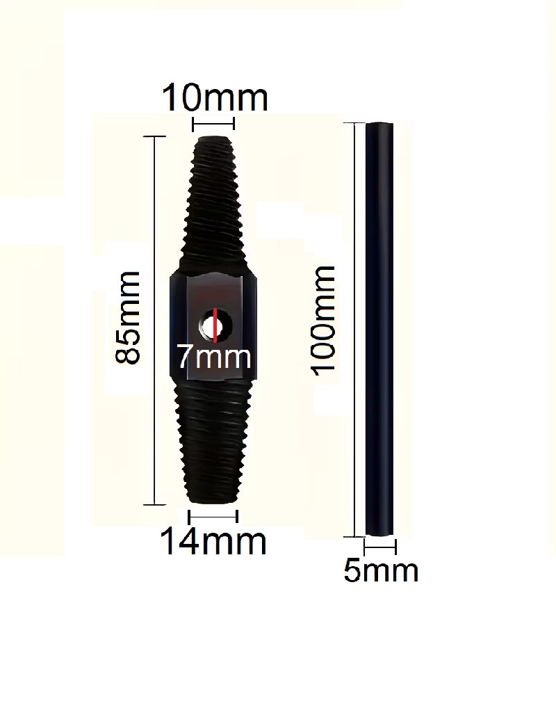 Extractor Tornillos Pernos Rodados Doble4