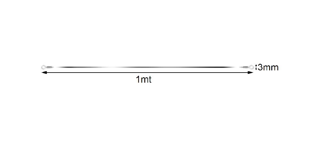 Filamento Selladora Bolsas 1mt x 3mm2