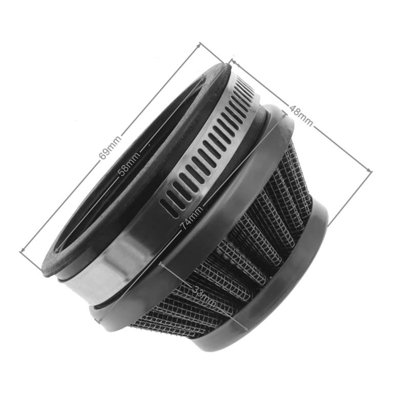 Filtro Aire DI-58mm Aluminio Dorado4