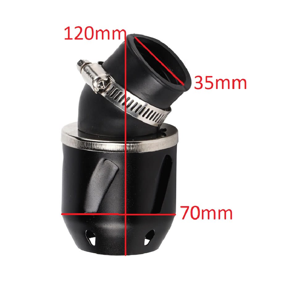 Filtro Aire DI-35mm Monster Negro 45°1