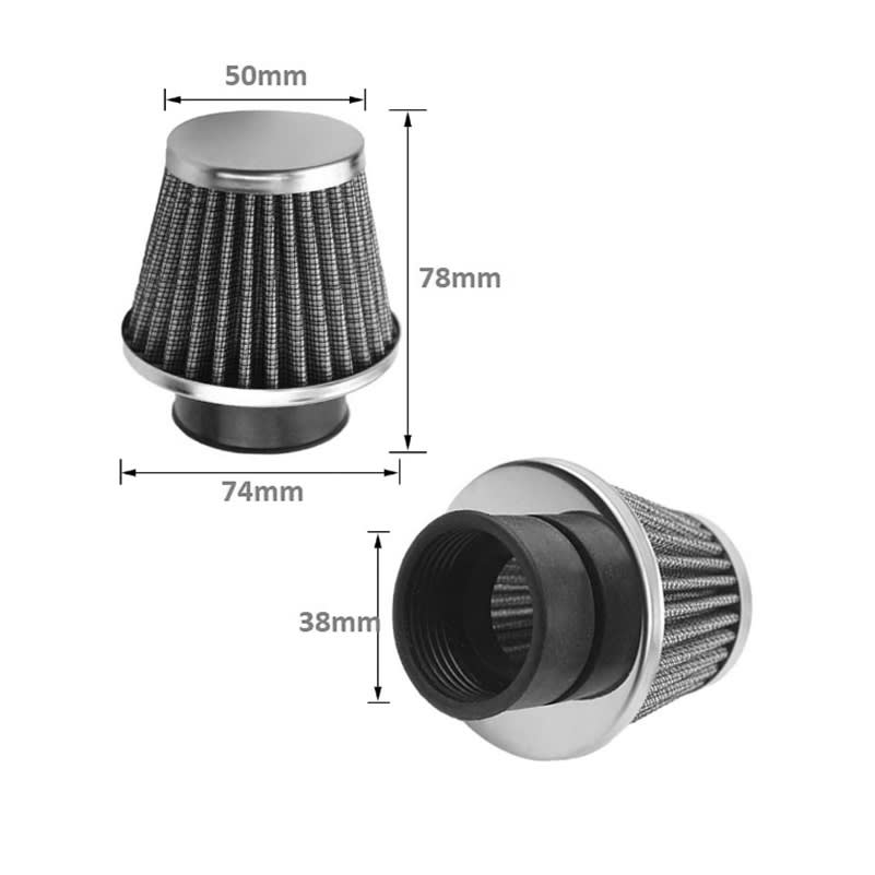 Filtro Aire DI-38mm Negro9