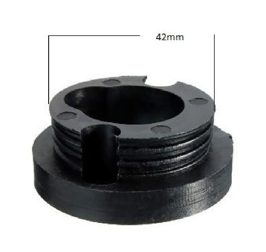 Filtro Aire DI-42mm Aluminio Plateado con Soporte5