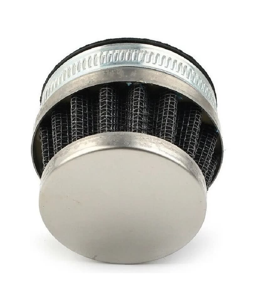 Filtro Aire DI-42mm Aluminio Plateado c/Soporte3
