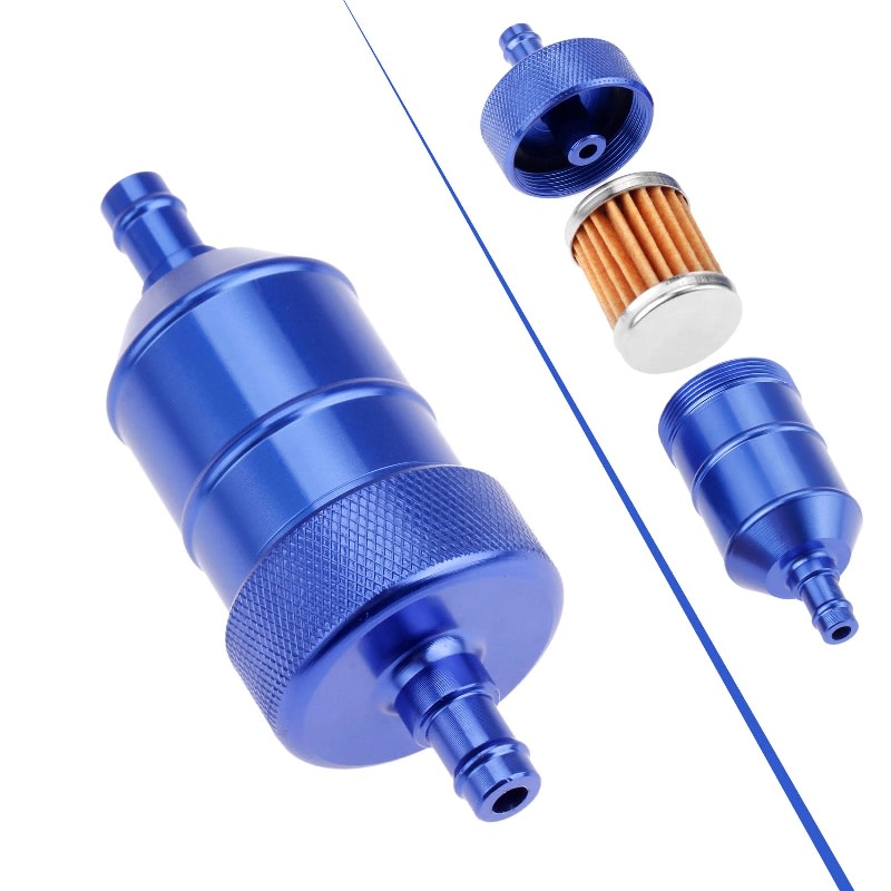 Filtro Bencina aluminio CI Azul1