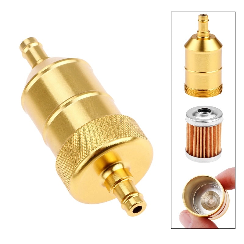 Filtro Bencina aluminio CI Dorado5