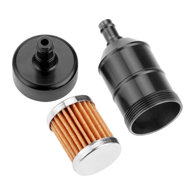 Filtro Bencina aluminio CI Negro1