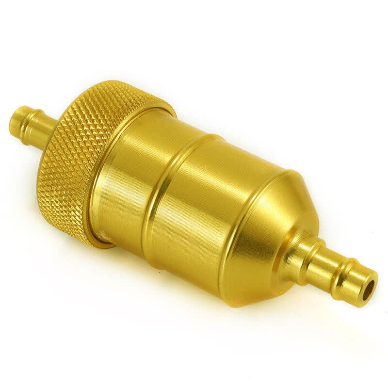 Filtro Bencina aluminio CI Dorado1