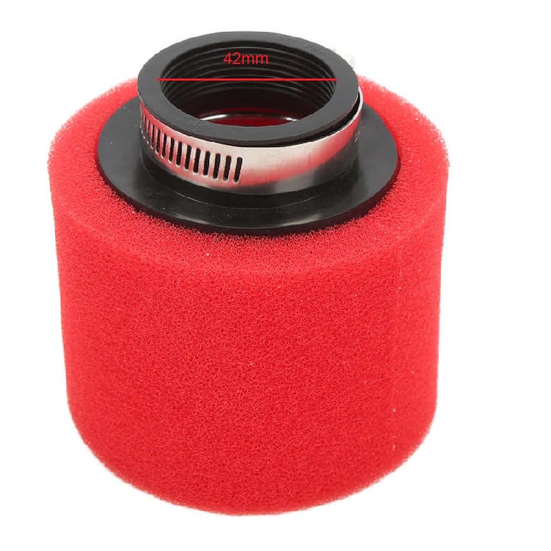 Filtro Aire DI-42mm Esponja Recto Rojo2