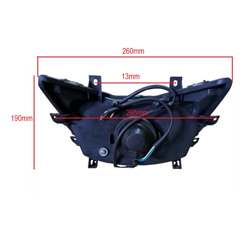 Foco Luz Optico Delantero ATV 250 12V2
