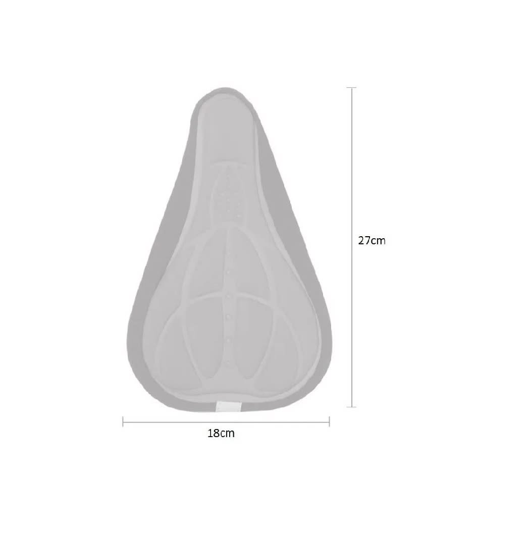 Funda Cojín De Silicona Para Asiento De Bicicleta YT 10  Naranjo2