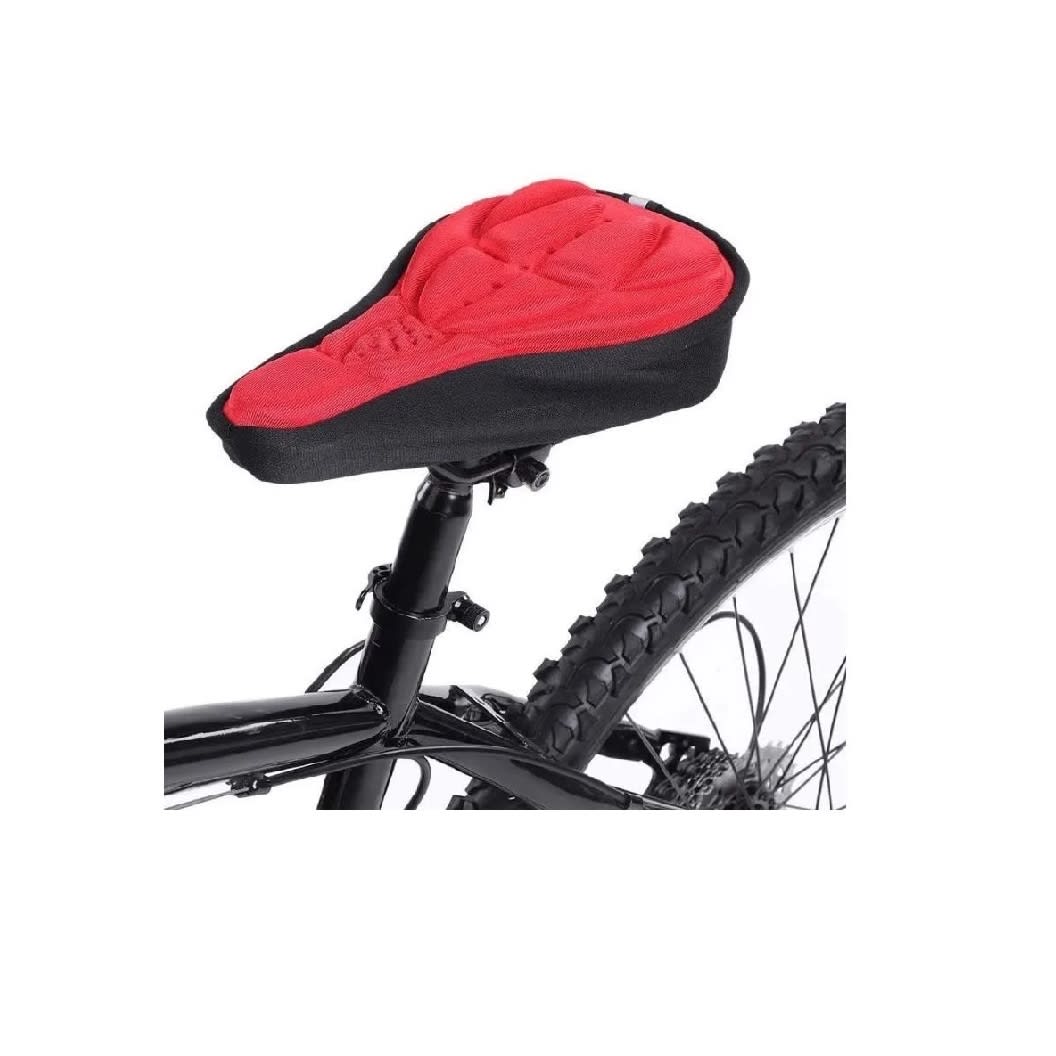 Funda Cojín De Silicona Para Asiento De Bicicleta YT 10  Naranjo3