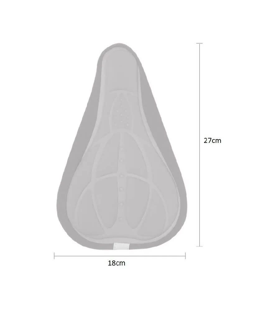 Funda Cojín De Silicona Para Asiento De Bicicleta YT 10  Azul2