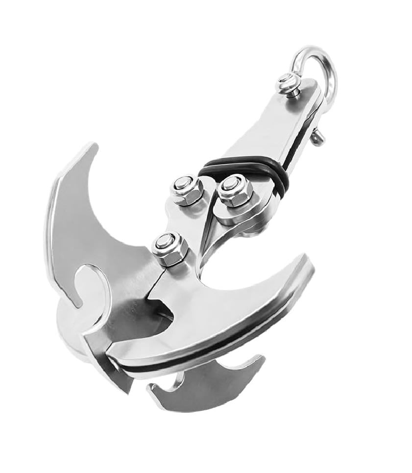 Gancho Garra Plegable para Senderismo y Camping Inox.2