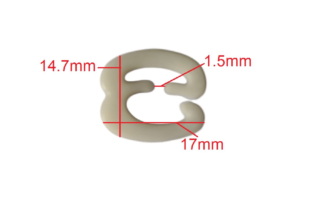 Gancho Pasador Para Sosten Blanco x 10 Unid.3