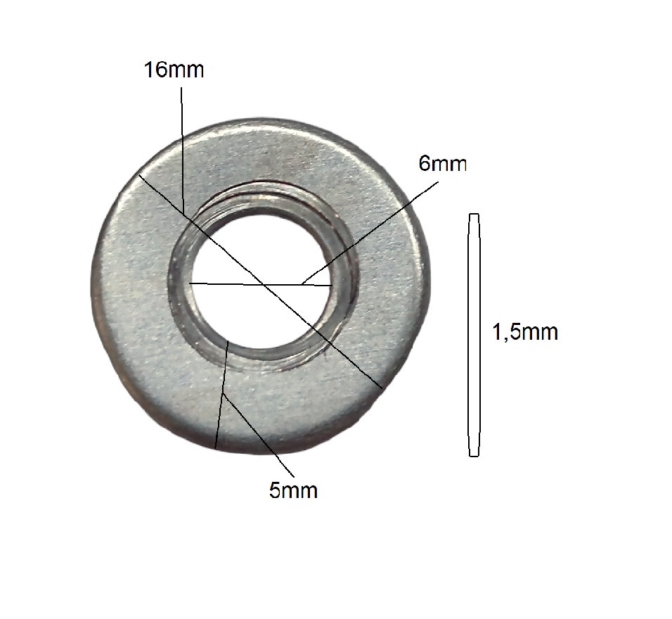 GOLILLA 6X16X1,5MM3