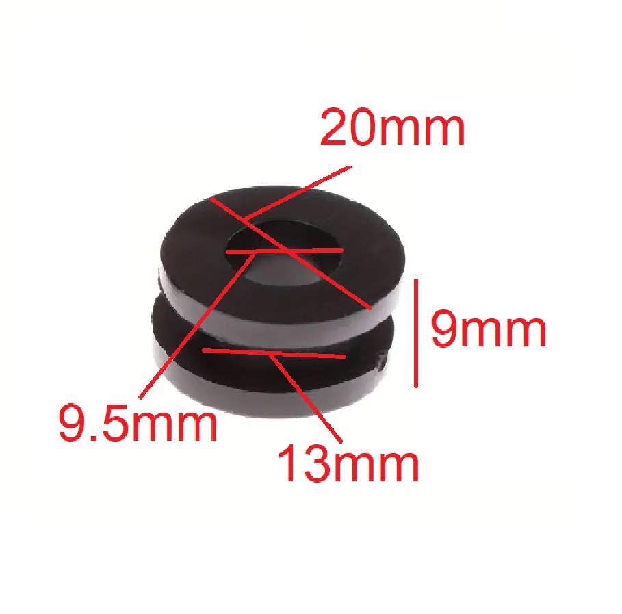 Golilla De Goma Con Fuelle 9.5X20MM2